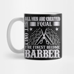 Barber Design All Men Are 62 Mug